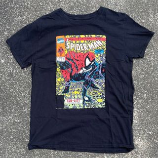 MARVEL - 【極希少】vintage spiderman print t-shirt