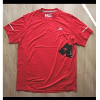 ニューバランス(New Balance)の《新品》ニューバランス NB dry Tシャツ メンズ L 赤(ウェア)