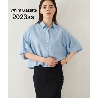 ウィムガゼット(Whim Gazette)のウィムガゼット 2023ss クロップドハーフスリーブシャツ(シャツ/ブラウス(半袖/袖なし))