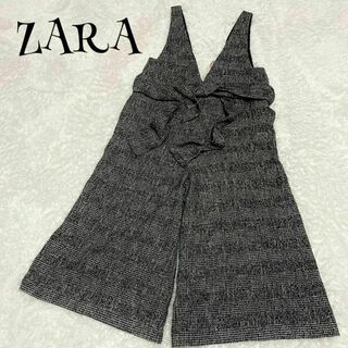 ザラ(ZARA)のZARA ザラ ☆ サロンペット Sサイズ ワイドパンツ(サロペット/オーバーオール)