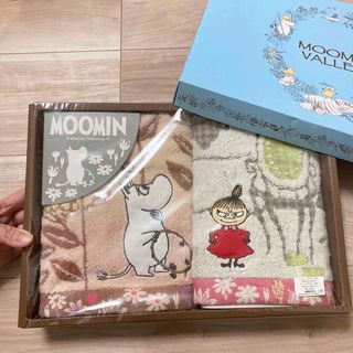 MOOMIN - ムーミン　タオルセット　2枚　ウォッシュタオル　フェイスタオル