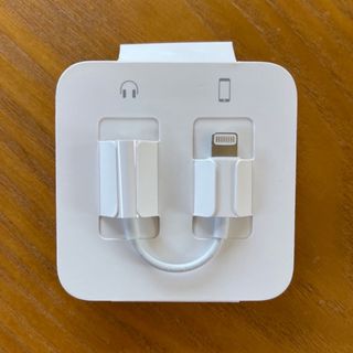 アップル(Apple)のApple 純正 イヤホン アダプター アップル(ヘッドフォン/イヤフォン)