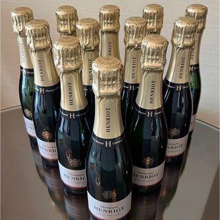 モエエシャンドン(MOËT & CHANDON)のアンリオ ブリュット スーヴェラン  375ml ハーフ　12本セット。(シャンパン/スパークリングワイン)