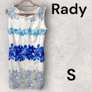 レディー(Rady)の★新品★Radyレディ　花柄ノースリーブワンピース　Sサイズ(ミニワンピース)