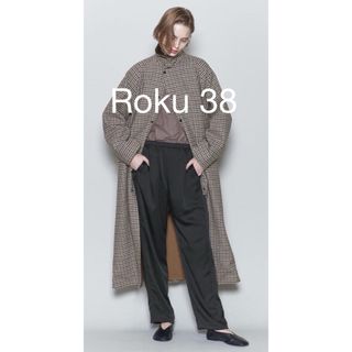 6 (ROKU) - ６ ROKU サテンパンツ ブラック 38