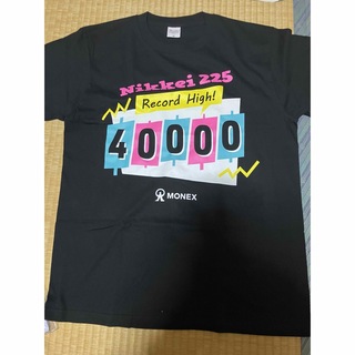 マネックス　日経平均40000万円記念特製Tシャツ(Tシャツ/カットソー(半袖/袖なし))