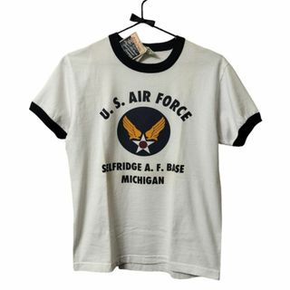 バズリクソンズ(Buzz Rickson's)の【未使用】BUZZ RICKSON U.S.AIR FORCE リンガーXS 白(Tシャツ/カットソー(半袖/袖なし))