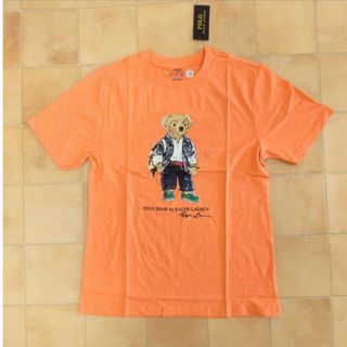 ポロ(POLO（RALPH LAUREN）)の新品未使用タグ付  ラルフローレン　ポロベア　半袖Tシャツ　BOYSＬ オレンジ(Tシャツ/カットソー(半袖/袖なし))