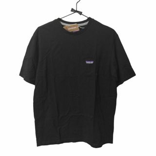 パタゴニア(patagonia)の【新品】patagonia M's P-6 label pocket T M 黒(Tシャツ/カットソー(半袖/袖なし))