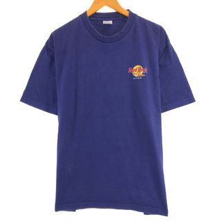 古着 HARD ROCK CAFE ハードロックカフェ BANGKOK バックプリント アドバタイジングTシャツ メンズXL /eaa437505(Tシャツ/カットソー(半袖/袖なし))