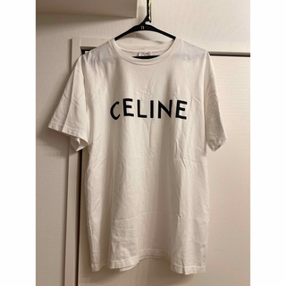 celine - CELINE ルーズ Tシャツ / コットンジャージー WHITE