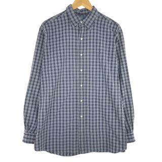 ラルフローレン(Ralph Lauren)の古着 ラルフローレン Ralph Lauren LOWELL SPORT 長袖 コットンチェックシャツ メンズL /eaa453482(シャツ)