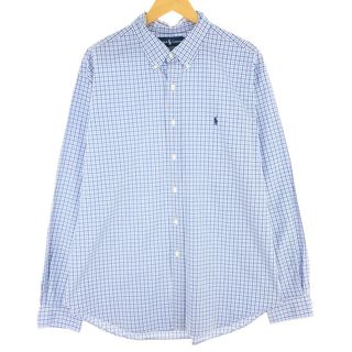 ラルフローレン(Ralph Lauren)の古着 ラルフローレン Ralph Lauren CLASSIC FIT 長袖 ボタンダウンチェックシャツ メンズXXL /eaa453484(シャツ)