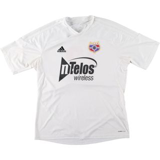 アディダス(adidas)の古着 アディダス adidas サッカーユニフォーム ゲームシャツ メンズL /eaa453586(Tシャツ/カットソー(半袖/袖なし))