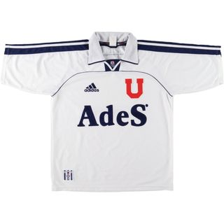 アディダス(adidas)の古着 アディダス adidas Club Universidad de Chile クルブウニベルシダデチレ 襟付き サッカーユニフォーム ゲームシャツ メンズL /eaa453592(Tシャツ/カットソー(半袖/袖なし))