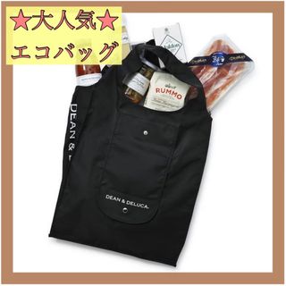 DEAN & DELUCA - 【新品】エコバッグ折り畳みバッグブラックDEAN＆DELUCAディーン&デルーカ