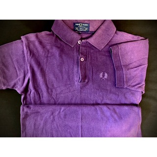 【古着・中古】ポロシャツ　半袖　ノーブランド　パープル　紫　Sサイズ　1点 (Tシャツ(半袖/袖なし))