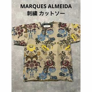 マルケスアルメイダ(MARQUES ALMEIDA)のMARQUES ALMEIDA 刺繍 Tシャツ 2018 リゾートコレクション(シャツ/ブラウス(半袖/袖なし))