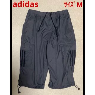 アディダス(adidas)のadidas   アディダス　ハーフパンツ　ダークグレー　サイズM   メンズ(ショートパンツ)