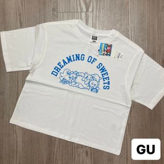 ジーユー(GU)のたべっ子どうぶつ × ジーユー コラボTシャツ(Tシャツ(半袖/袖なし))