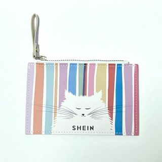 シーイン(SHEIN)のSHEIN 猫 コインケース パスケース 小銭入れ ねこ ポーチ(名刺入れ/定期入れ)