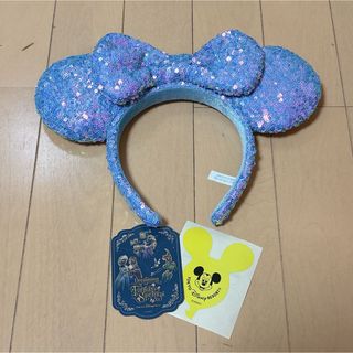 ディズニー(Disney)の【値下げ中！】ディズニー★Disney★カチューシャ★ミニーちゃん★水色★ブルー(キャラクターグッズ)