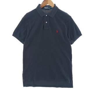 ラルフローレン(Ralph Lauren)の古着 ラルフローレン Ralph Lauren POLO by Ralph Lauren CUSTOM FIT 半袖 ポロシャツ メンズM /eaa400134(ポロシャツ)