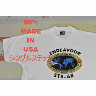 フルーツオブザルーム(FRUIT OF THE LOOM)のNASA 90’ｓ スペースシャトル エンデバー t14402 シングルステッチ(Tシャツ/カットソー(半袖/袖なし))