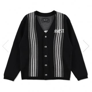 ウィンダンシー(WIND AND SEA)のWIND AND SEA CENTER LINE CARDIGAN BLACK(カーディガン)