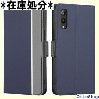 hand ケース 手帳型 薄型 軽量 hand ケース 撃 ネイビー 1386