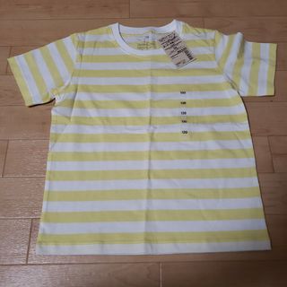 ムジルシリョウヒン(MUJI (無印良品))の無印良品　ボーダー半袖Tシャツ　130(Tシャツ/カットソー)