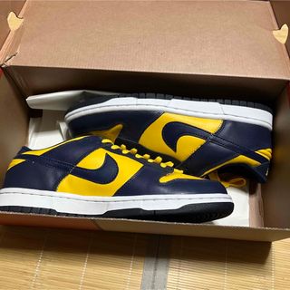 ナイキ(NIKE)の2002年NIKE DUNK LOW MICHIGAN デットストック　26.5(スニーカー)