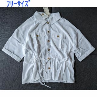 レイカズン(RayCassin)のRayCassin★フリーサイズ★ビッグシルエットブラウス★新品(シャツ/ブラウス(半袖/袖なし))