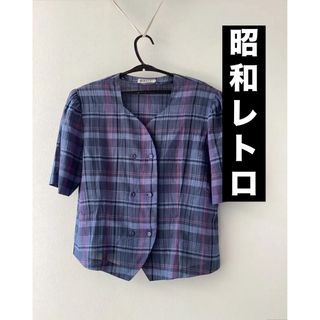 ★昭和レトロ★ 古着　レディース　レトロ　VINVERT 薄手