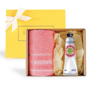 ロクシタン(L'OCCITANE)のL'OCCITANE ギフトセット　ミニタオル&ハンドクリーム(ハンドクリーム)