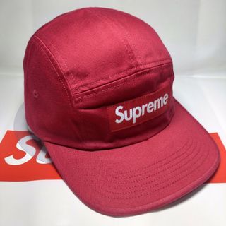 シュプリーム(Supreme)のSupreme Washed Chino Twill Camp Cap Red(キャップ)