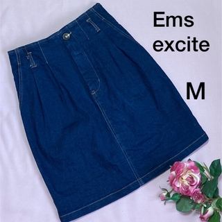 エムズエキサイト(EMSEXCITE)のEms excite エムズエキサイト デニムスカート Mサイズ(ひざ丈スカート)