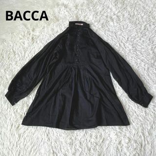 バッカ(BACCA)のBACCA バッカ　フリル　プリーツ　シーア　シャツ　チュニック　ワンピース(チュニック)