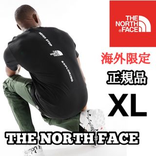 THE NORTH FACE - ノースフェイス VERTICAL NSE メンズ 半袖 Tシャツ ブラック XL