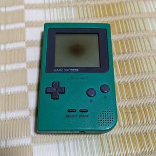 ゲームボーイポケット　グリーン　ジャンク品(携帯用ゲーム機本体)