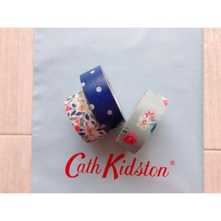 Cath Kidston - 【新品未使用、使用】キャスキッドソン マスキングテープ 花柄&ドット 3個セット