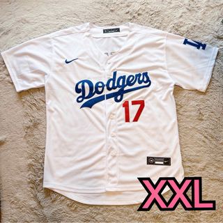 大谷翔平 ユニフォーム ドジャース レプリカ 白 ホワイト XXL 2XLサイズ(応援グッズ)