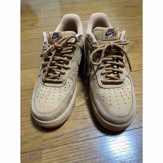 ナイキ(NIKE)のNIKE AIR FORCE 1 07 WB flax cj9179-200 (スニーカー)