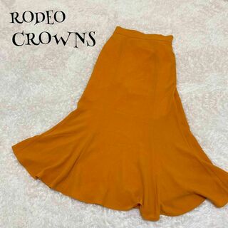 RODEO CROWNS - RODEO CROWNS ロデオクラウンズ ☆ ロングスカート オレンジ