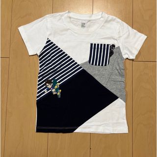 グラニフ(Design Tshirts Store graniph)の未使用　グラニフ　Tシャツ　コナン　白色　犯人　ネイビー　ブラック(Tシャツ/カットソー)