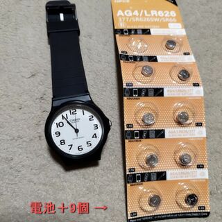 カシオ(CASIO)のCASIO 腕時計 電池9個 チープカシオ 星野源MQ-24-7B2 sw626(腕時計(アナログ))