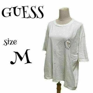 GUESS - GUESS ゲス ☆ Tシャツ 白T バックプリント Mサイズ