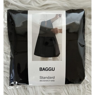 バグゥ(BAGGU)の新品 baggu バグー　スタンダード　ブラック ループなし(エコバッグ)