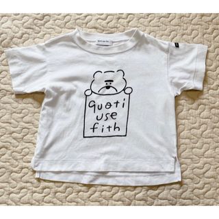 FITH - quoti use fith 半袖Tシャツ　くま柄　子供服　100cm