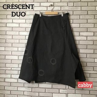 クレッシェント(CRESCENT)のCRESCENT DUO クレッシェントデュオ　スカート　グレー　サイズM(ひざ丈スカート)